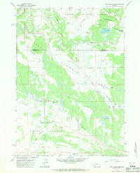Fish Creek Park Wyoming Historical topographic map, 1:24000 scale, 7.5 X 7.5 Minute, Year 1967