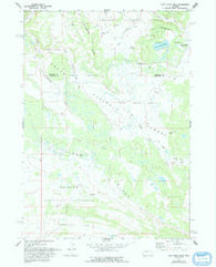 Fish Creek Park Wyoming Historical topographic map, 1:24000 scale, 7.5 X 7.5 Minute, Year 1967