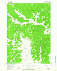 Fish Lake Wyoming Historical topographic map, 1:24000 scale, 7.5 X 7.5 Minute, Year 1956