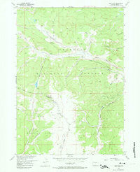 Fish Lake Wyoming Historical topographic map, 1:24000 scale, 7.5 X 7.5 Minute, Year 1956