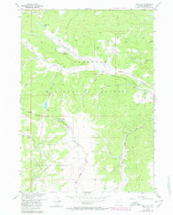 Fish Lake Wyoming Historical topographic map, 1:24000 scale, 7.5 X 7.5 Minute, Year 1956