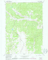 Fish Lake Wyoming Historical topographic map, 1:24000 scale, 7.5 X 7.5 Minute, Year 1956
