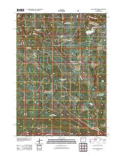 Fish Creek Park Wyoming Historical topographic map, 1:24000 scale, 7.5 X 7.5 Minute, Year 2012