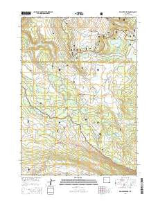 Fish Creek Park Wyoming Current topographic map, 1:24000 scale, 7.5 X 7.5 Minute, Year 2015