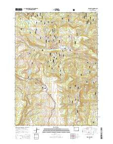 Fish Lake Wyoming Current topographic map, 1:24000 scale, 7.5 X 7.5 Minute, Year 2015