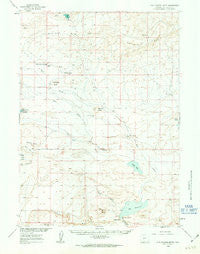 Five Fingers Butte Wyoming Historical topographic map, 1:62500 scale, 15 X 15 Minute, Year 1960