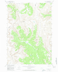 Five Pockets Wyoming Historical topographic map, 1:24000 scale, 7.5 X 7.5 Minute, Year 1956