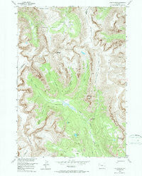 Five Pockets Wyoming Historical topographic map, 1:24000 scale, 7.5 X 7.5 Minute, Year 1956
