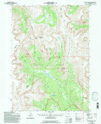 Five Pockets Wyoming Historical topographic map, 1:24000 scale, 7.5 X 7.5 Minute, Year 1991