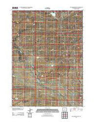 Five Fingers Butte Wyoming Historical topographic map, 1:24000 scale, 7.5 X 7.5 Minute, Year 2012