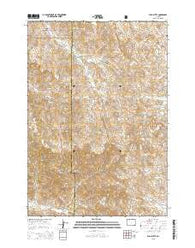 Flag Butte Wyoming Current topographic map, 1:24000 scale, 7.5 X 7.5 Minute, Year 2015