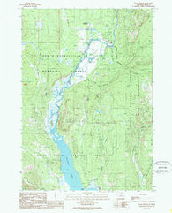 Flagg Ranch Wyoming Historical topographic map, 1:24000 scale, 7.5 X 7.5 Minute, Year 1989