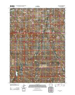 Flat Top Wyoming Historical topographic map, 1:24000 scale, 7.5 X 7.5 Minute, Year 2012