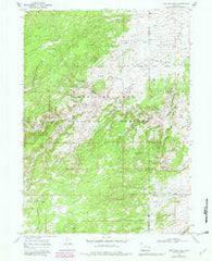 Fletcher Park Wyoming Historical topographic map, 1:24000 scale, 7.5 X 7.5 Minute, Year 1968