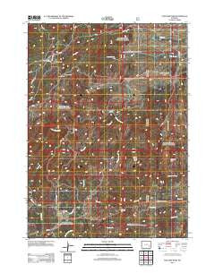 Fletcher Park Wyoming Historical topographic map, 1:24000 scale, 7.5 X 7.5 Minute, Year 2012