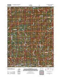 Fletcher Peak Wyoming Historical topographic map, 1:24000 scale, 7.5 X 7.5 Minute, Year 2012
