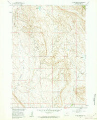 Flitner Reservoir Wyoming Historical topographic map, 1:24000 scale, 7.5 X 7.5 Minute, Year 1960