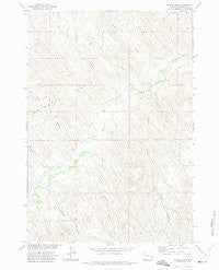 Floate Draw Wyoming Historical topographic map, 1:24000 scale, 7.5 X 7.5 Minute, Year 1972