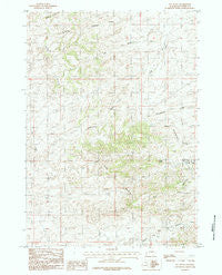 Fly Draw Wyoming Historical topographic map, 1:24000 scale, 7.5 X 7.5 Minute, Year 1984