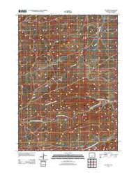 Fly Draw Wyoming Historical topographic map, 1:24000 scale, 7.5 X 7.5 Minute, Year 2012