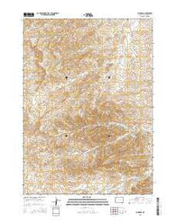 Fly Draw Wyoming Current topographic map, 1:24000 scale, 7.5 X 7.5 Minute, Year 2015