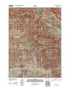 Fontenelle Wyoming Historical topographic map, 1:24000 scale, 7.5 X 7.5 Minute, Year 2012
