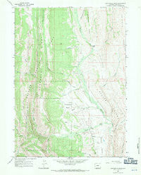 Fontenelle Basin Wyoming Historical topographic map, 1:24000 scale, 7.5 X 7.5 Minute, Year 1967