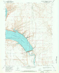 Fontenelle Reservoir SE Wyoming Historical topographic map, 1:24000 scale, 7.5 X 7.5 Minute, Year 1968