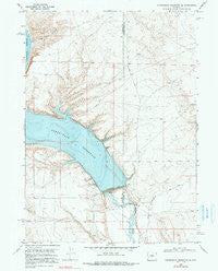 Fontenelle Reservoir SE Wyoming Historical topographic map, 1:24000 scale, 7.5 X 7.5 Minute, Year 1968