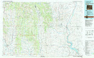 Fontenelle Reservoir Wyoming Historical topographic map, 1:100000 scale, 30 X 60 Minute, Year 1982