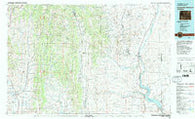 Fontenelle Reservoir Wyoming Historical topographic map, 1:100000 scale, 30 X 60 Minute, Year 1982