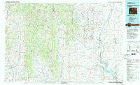 Fontenelle Reservoir Wyoming Historical topographic map, 1:100000 scale, 30 X 60 Minute, Year 1982