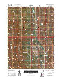 Fontenelle Basin Wyoming Historical topographic map, 1:24000 scale, 7.5 X 7.5 Minute, Year 2012