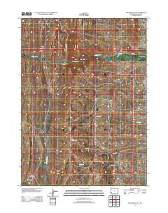 Fontenelle Gap Wyoming Historical topographic map, 1:24000 scale, 7.5 X 7.5 Minute, Year 2012