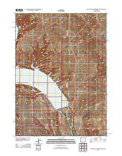 Fontenelle Reservoir SE Wyoming Historical topographic map, 1:24000 scale, 7.5 X 7.5 Minute, Year 2012