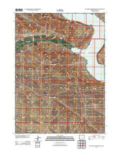 Fontenelle Reservoir SW Wyoming Historical topographic map, 1:24000 scale, 7.5 X 7.5 Minute, Year 2012