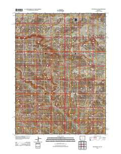 Fontenelle SE Wyoming Historical topographic map, 1:24000 scale, 7.5 X 7.5 Minute, Year 2012