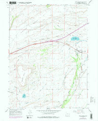Fort Bridger Wyoming Historical topographic map, 1:24000 scale, 7.5 X 7.5 Minute, Year 1964