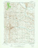 Fort Hill Wyoming Historical topographic map, 1:62500 scale, 15 X 15 Minute, Year 1945