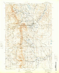 Fort McKinney Wyoming Historical topographic map, 1:125000 scale, 30 X 30 Minute, Year 1903