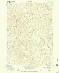 Fort Reno SE Wyoming Historical topographic map, 1:24000 scale, 7.5 X 7.5 Minute, Year 1953