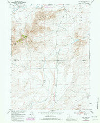 Fort Ridge Wyoming Historical topographic map, 1:24000 scale, 7.5 X 7.5 Minute, Year 1951