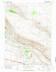 Fort Steele Wyoming Historical topographic map, 1:24000 scale, 7.5 X 7.5 Minute, Year 1971