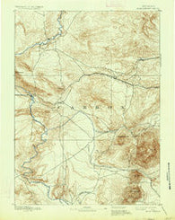 Fort Steele Wyoming Historical topographic map, 1:125000 scale, 30 X 30 Minute, Year 1893