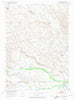 Fort Washakie Wyoming Historical topographic map, 1:24000 scale, 7.5 X 7.5 Minute, Year 1951