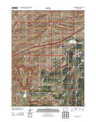 Fort Bridger Wyoming Historical topographic map, 1:24000 scale, 7.5 X 7.5 Minute, Year 2012