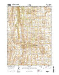 Fort Hill Wyoming Current topographic map, 1:24000 scale, 7.5 X 7.5 Minute, Year 2015