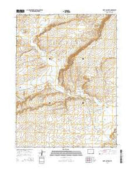 Fort La Clede Wyoming Current topographic map, 1:24000 scale, 7.5 X 7.5 Minute, Year 2015