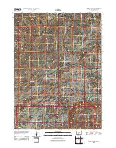 Fort La Clede NE Wyoming Historical topographic map, 1:24000 scale, 7.5 X 7.5 Minute, Year 2012