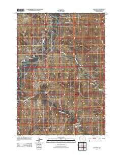 Fort Reno Wyoming Historical topographic map, 1:24000 scale, 7.5 X 7.5 Minute, Year 2012